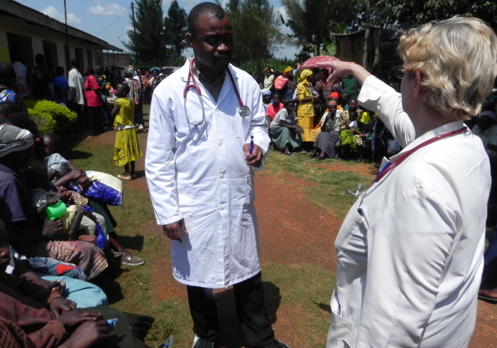 Dr Charles Senessie - Mobile Clinics 2011 in Kitale Kenya