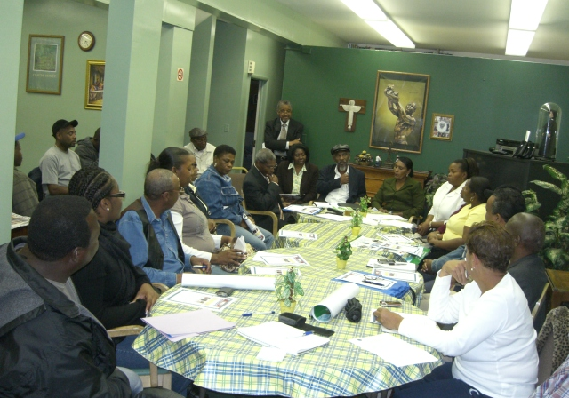 Mr Sidney Francis Martin - comunity meeting with the central american diaspora in New York